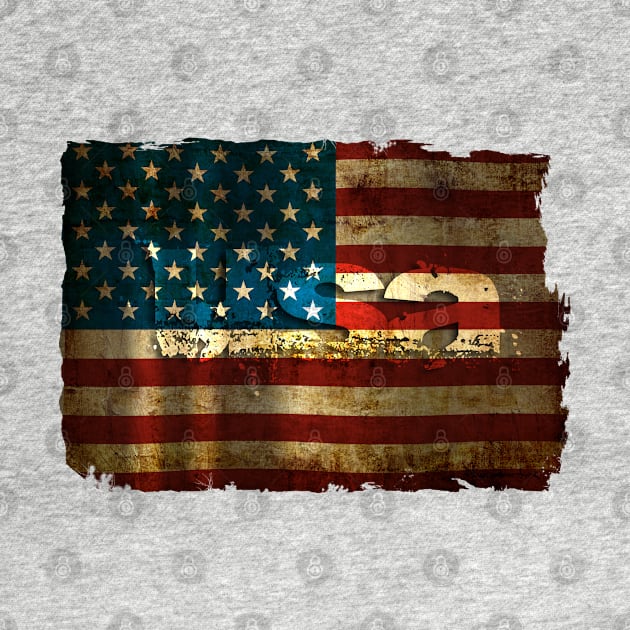 USA / Grunged Flag by pASob